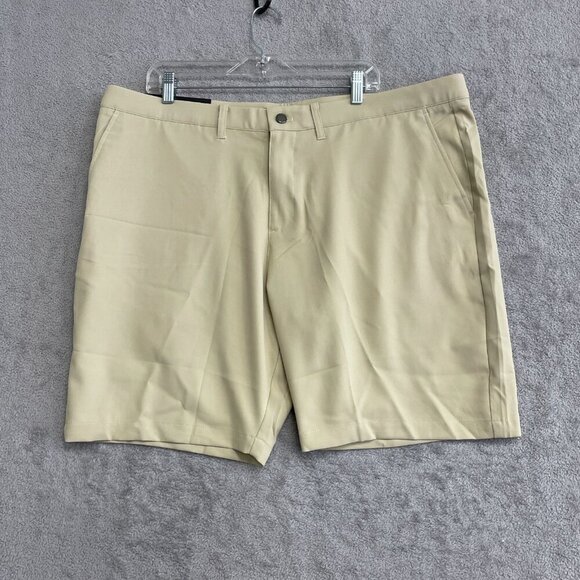 NEW Kirkland Signature Men's 42 UPF 50+ Moisture-Wicking Shorts Beige Outdoor - Picture 2 of 6